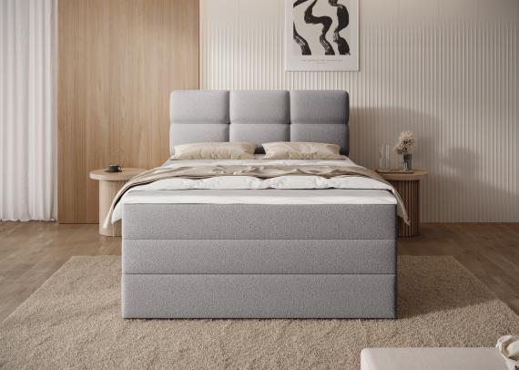 Foto Cama continental gris - KASPED