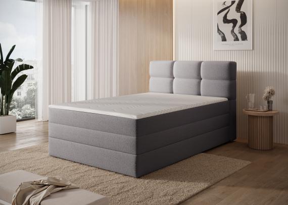 Foto Cama continental gris - KASPED