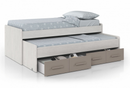 Cama doble+2cajones - ARES PLUS