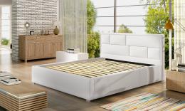 Cama elegancia combinada con comodidad - Latina, 140 x 200cm, Blanco