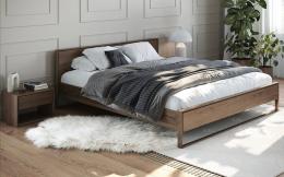 Cama madera maciza roble - Adria, 140x200