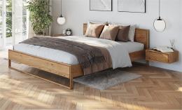 Cama madera maciza roble - Adria, 140x200