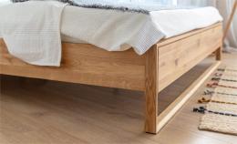 Cama madera maciza roble - Adria, 160x200