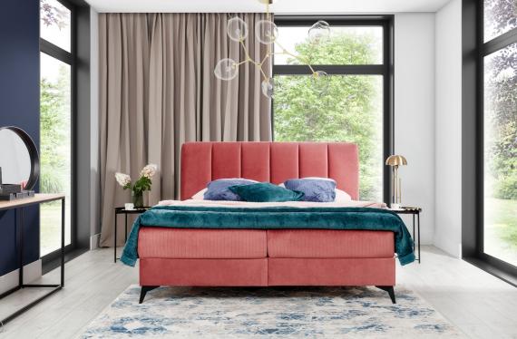 Foto Cama matrimonial box -140/160/180 x 200cm - ADERITO, Gris