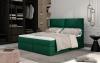 Foto Cama matrimonial Boxspring - AMBER, Verde, 180 x 200cm