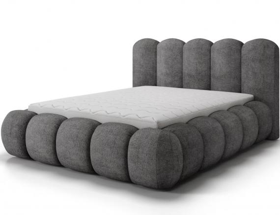 Foto CAMA MATRIMONIAL TAPIZADA CON ARCÓN CONTENEDOR OLOROSO