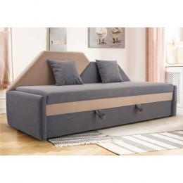 Cama/Sofa - Mamba, rosa/gris