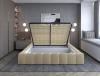 Foto Cama Tapizada con arcon LED - Lamica, Beige