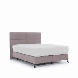 Cama tapizada con colchon + cabecero - SAFIRO, 140x200, Nube 33