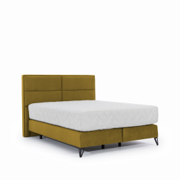 Cama tapizada con colchon + cabecero - SAFIRO, 140x200, Nube 4