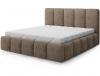Photo Upholstered bed with storage compartment 140/160/180 x 200 cm - EDVIGE Beige