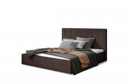 Cama Tapizada Con Contenedor - Audrey, 200 x 200cm, gris