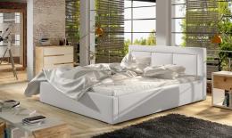 Cama Tapizada Con Contenedor - Belluno, 140 x 200cm, gris