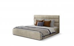 Cama Tapizada Con Contenedor - Caramel, verde, 140*200