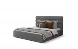 Cama Tapizada Con Contenedor - Caramel, verde, 160*200