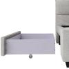 Foto CAMA TAPIZADA Crema - AUREA 160