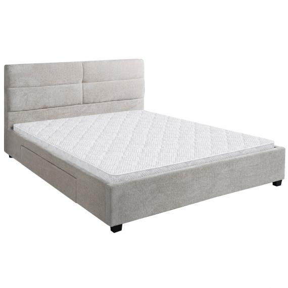 Foto CAMA TAPIZADA Crema - AUREA 160
