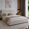 Foto CAMA TAPIZADA Crema - AUREA 160