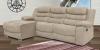 Foto Chaiselongue con 1 asiento relax eléctrico y modulo central relax manual - beige - LUXOR