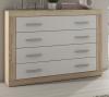 Foto COMODA 4 CAJONES MOD.LARA CAMBRIA-BLANCO