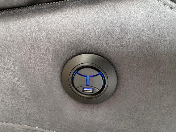 Foto Conjunto 3+2 dos sofás  relax con motores eléctrico+USB+portavasos – Texas