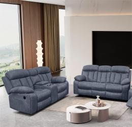 Conjunto 3+2 dos sofás  relax con motores eléctrico+USB+portavasos – Texas