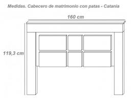 Conjunto de dormitorio moderno: cabecero, 2 mesitas, cómoda, espejo – Lara 01, PUCCINI-TEXTIL