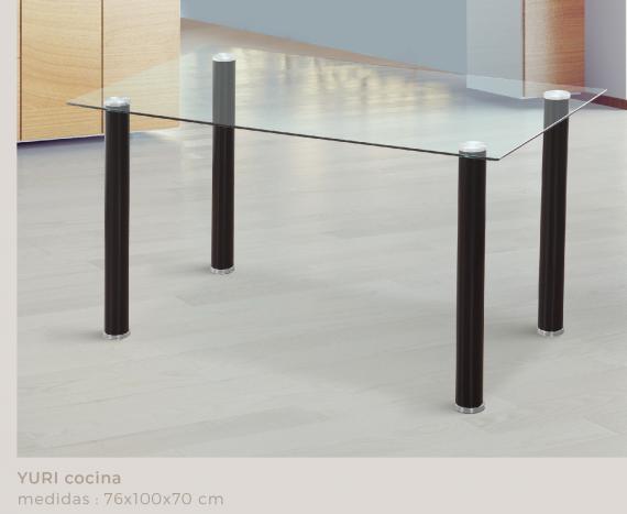 Foto CONJUNTO MESA COCINA YURI + 4 SILLAS RORY, Beige