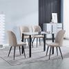 Foto CONJUNTO MESA COCINA YURI + 4 SILLAS RORY, Beige