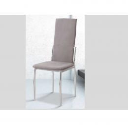 Conjunto Mesa De Comedor Corfu Extensible Con 6 Sillas Sakura Gris