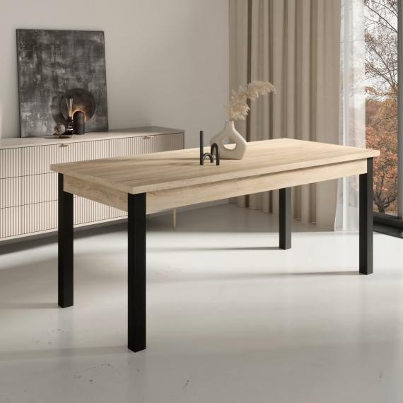 Foto Conjunto mesa de comedor extensible - 140/180 - 6 sillas oliva - RODOS 82BS