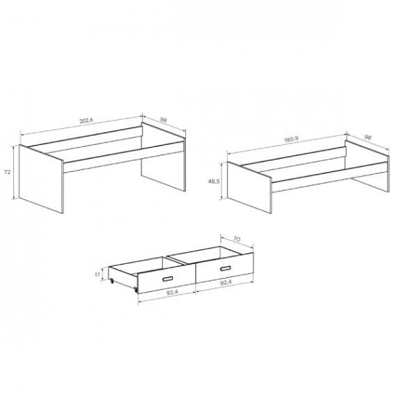 Foto DORMITORIO CON ARMARIO MOD.CHAMPION AMBIENTE 05