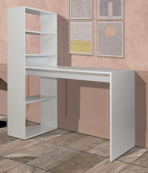 Foto ESCRITORIO CON ESTANTERIA MOD.VILLENA BLANCO