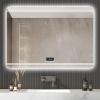 Photo Smart Rectangular Mirror with LED Lighting and Bluetooth
