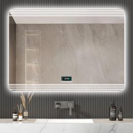 Espejo Rectangular Inteligente con Iluminación LED y Bluetooth