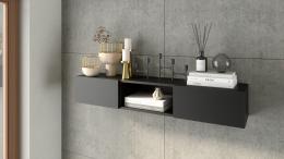 Estante de pared - Lanzzi, negro