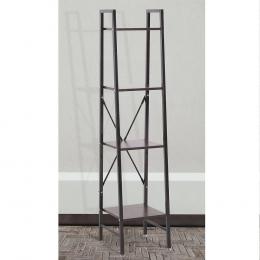 Estantería vertical moderna con estructura metálica (ancho 34 cm) - San Francisco, negro