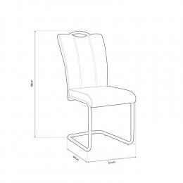 JUEGO DE 4 SILLAS TAP.JARAMA MOD.AUSTRIA BEIG