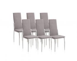 JUEGO DE 6 SILLAS JARAMA P/CROMA MOD.SAKURA