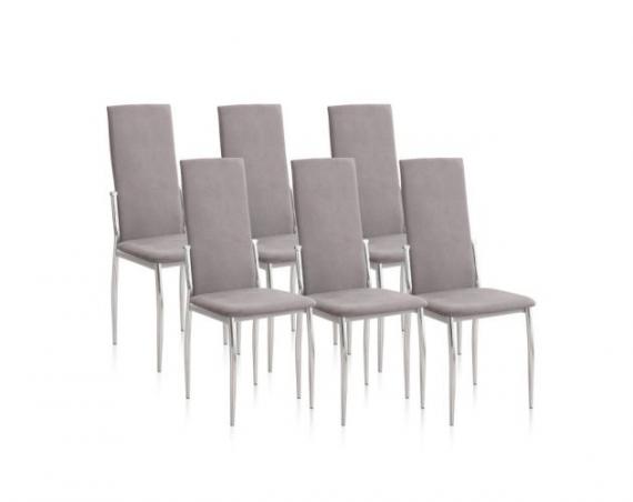 Foto JUEGO DE 6 SILLAS JARAMA P/CROMA MOD.SAKURA