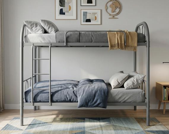 Photo Metal bunk bed 90x190, MOD. LAZY