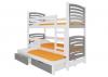 Foto Litera triple 3 x 81 x 188 cm - 2 cajones - tres colchones - Soria