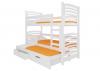Foto Litera triple 3 x 81 x 188 cm - 2 cajones - tres colchones - Soria
