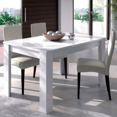 Foto Mesa extensible -  Practico, blanco artik