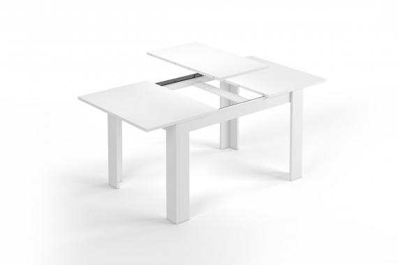 Foto Mesa extensible -  Practico, cemento blanco artik