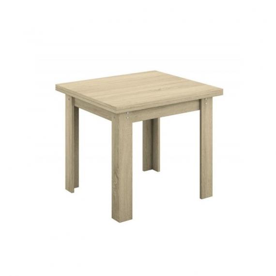 Foto Mesa libro cuadrada 90 x 90 cm, extensible a 180 cm - Zora