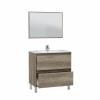 Foto Mueble de baño con 2 cajones y 4 patas REF: 305040H - Dakota, Nordik