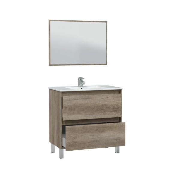 Foto Mueble de baño con 2 cajones y 4 patas REF: 305040H - Dakota, Nordik