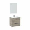 Foto Mueble de baño para colgar en pared con 2 cajones REF: 305180C - NOA
