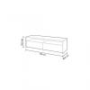 Foto MUEBLE TV 2 PUERTAS REF: 0F6626A TOKIO ROBLE CANADIAN/BLANCO ARTIK